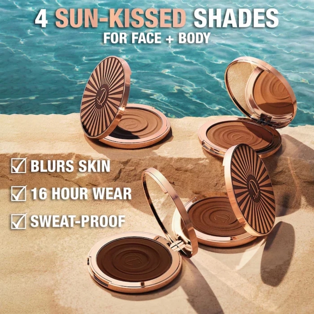 Charlotte Tilbury Beautiful Skin Sun-Kissed Glow Cream Bronzer - 2 Medium - Picture 4 of 10